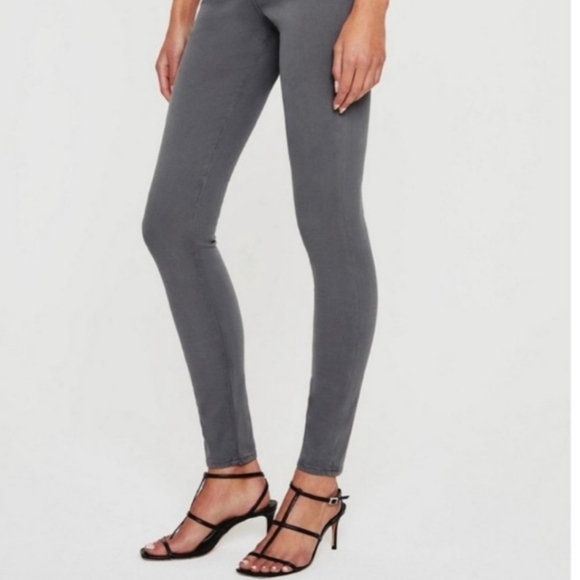 NWT AG Adriano Goldschmied Grey Farrah High Rise Skinny Jean   Size 26 - Picture 1 of 11